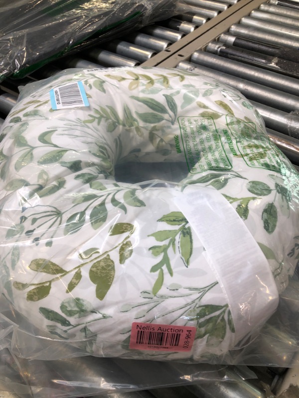 Photo 1 of Boppy Nursing Pillow and Positioner—Original | Green Foliage | Breastfeeding, Bottle Feeding, Baby Support | with Removable Cotton Blend Cover