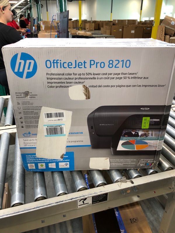 Photo 2 of HP OfficeJet Pro 8210 Wireless Color Printer (D9L64A) with and Instant Ink $5 Prepaid Code Printer + Instant Ink