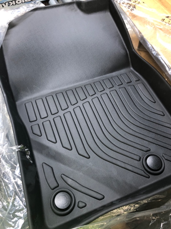 Photo 1 of KELCSEECS Floor Mats Custom for Mazda CX-30 2020 2021 2022 2023 Waterproof Car Mats All Weather Guard Odorless Heavy Duty TPE Automotive Floor Liners Front& Rear Row Full Set Black CX30 Accessories Mazda CX-30 2020-2023 floor mats