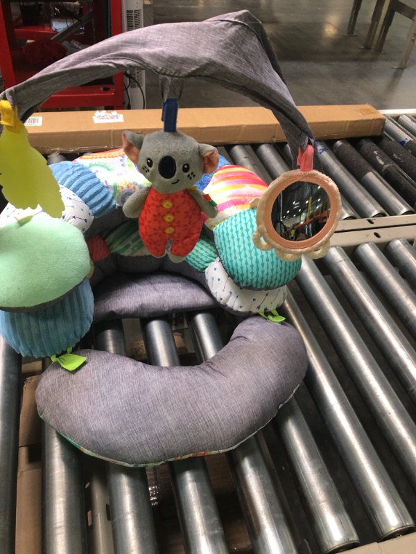 Photo 1 of Infantino 3-in-1 Tummy Time, Sit Support & Mini Gym - Removable Toy Arch - Musical Koala Pal, Soothing Leaf Teether & Peek-and-See Mirror - for Babies, 0M+