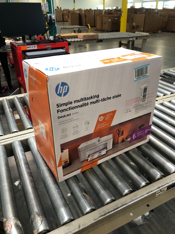 Photo 3 of HP DeskJet 4155e Wireless Color All-in-One Printer & 67XL Tri-Color High-Yield Ink Cartridge | 3YM58AN & 67XL Black High-Yield Ink Cartridge | 3YM57AN Printer + Tri-color Ink + Black Ink