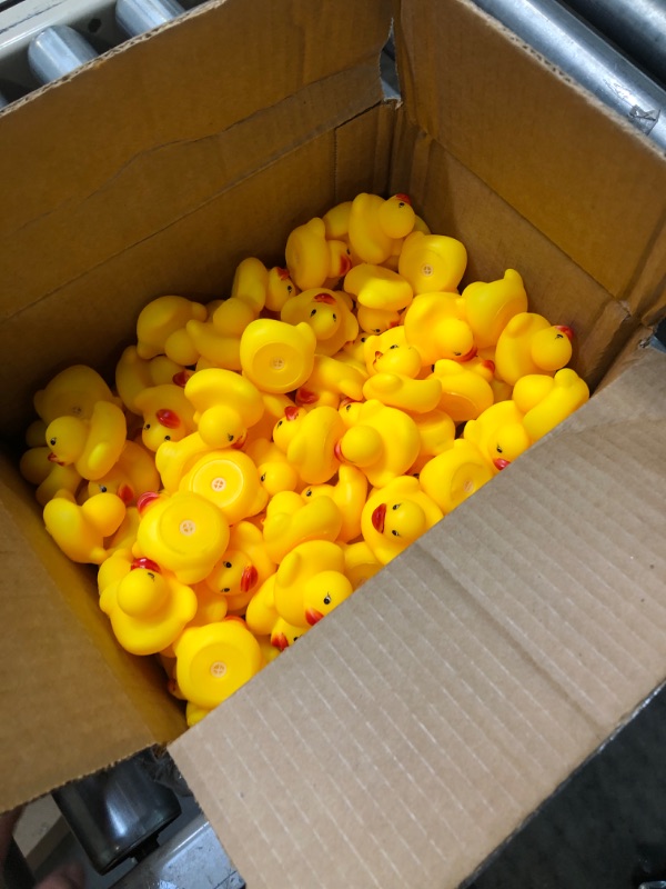 Photo 3 of GADIEDIE Rubber Duck 50 Pack Mini Rubber Ducky Float Ducks Baby Bath Toy, Great for Jeep Ducking, Shower, Birthday Party, Carnival Game Gift(1.6"x 1.5" x 1.2") Modern