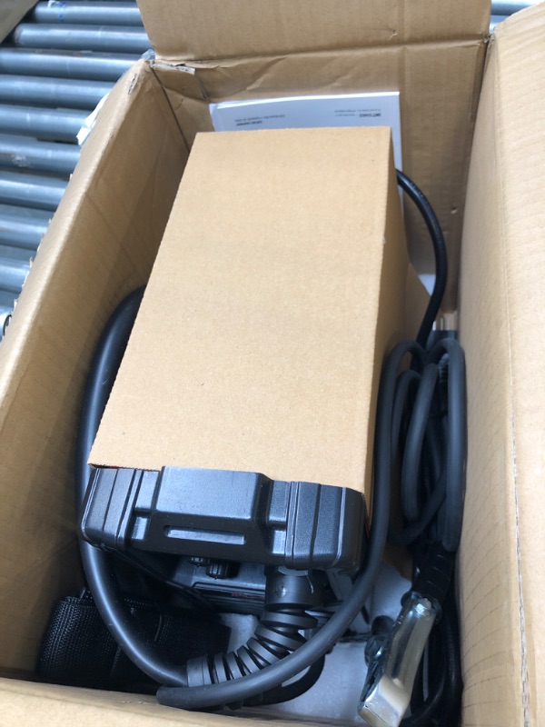 Photo 1 of Lincoln Electric FC90 Flux Core Wire Feed Welder and Gun, 90 Amp, 120V, Inverter Power Source for Easy Operation, Portable Shoulder Strap, Best for Small Welding Jobs
