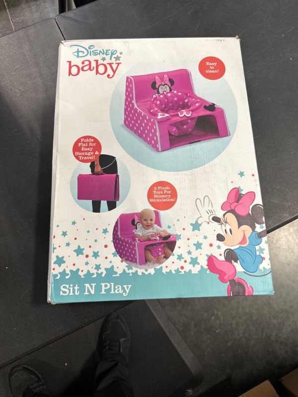 Photo 1 of Disney Minnie Mouse Sit N Play Portable Activity Seat for Babies by Delta Children – Floor Seat for Infants