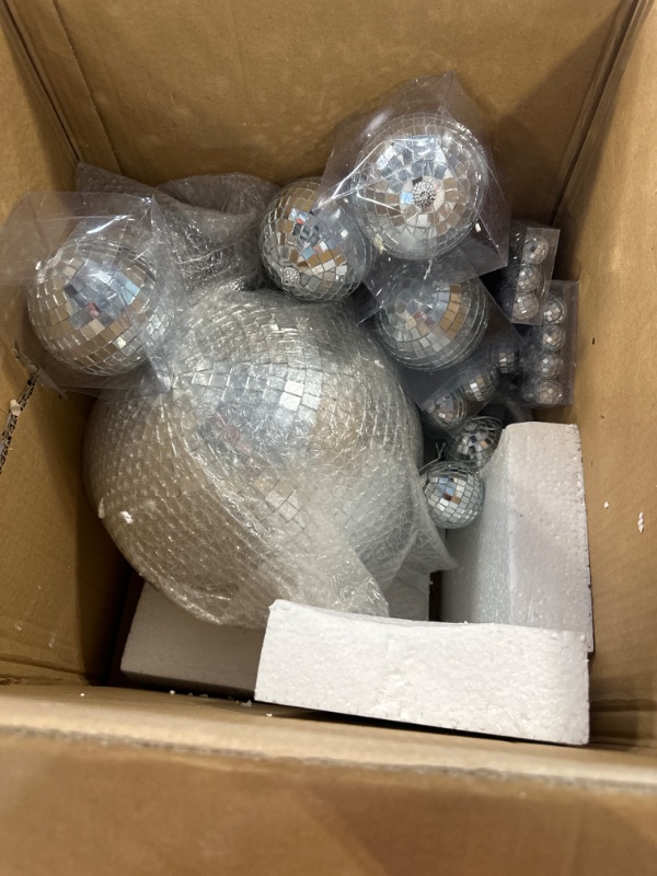 Photo 2 of Assorted Sizes Disco Balls (Qty Unknown)