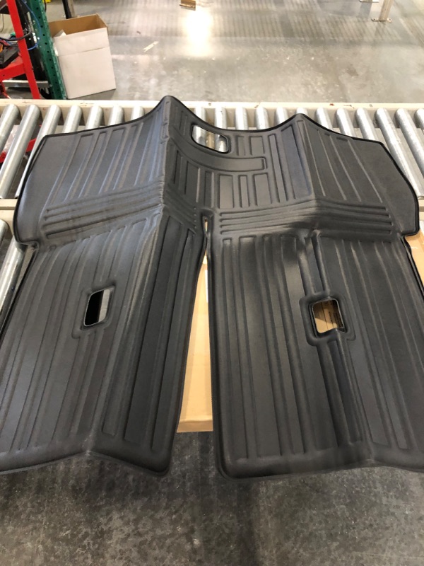 Photo 2 of Husky Liners Weatherbeater Series | 2nd Seat Floor Liner (Full Coverage) - Black | 19371 | Fits 2015-2022 Ford F-150, 2017-2022 Ford F-250/F-350 Super Duty Crew Cab w/o Fold Flat Storage 1 Pcs