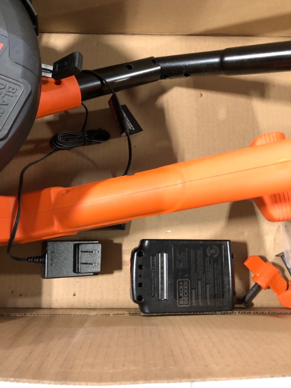 Photo 4 of BLACK+DECKER 20V MAX Cordless Edger Lawn Kit, 1.5 Ah Battery & Charger Included (BCED400C1)