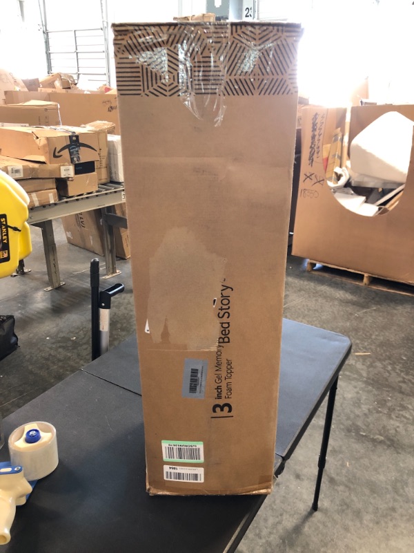 Photo 4 of BedStory 3 Inch Memory Foam Mattress Topper , Breathable Gel-Infused Washable Mattress Pad Topper with Ventilated Design, Double-Sides Usable Enhanced Cooling Pad (Size Unknown)