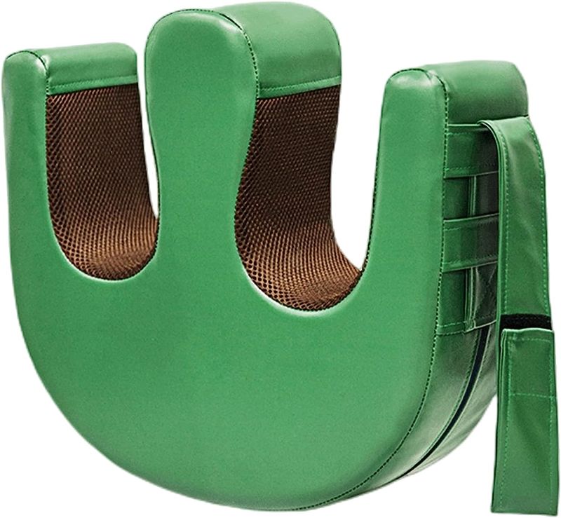 Photo 1 of Bedridden Patient Turning Device-U-Shaped Pillow PU Leather Multifunctional Turning Pillow Anti-Bedsore Waterproof Paralyzed Bed Shift Nursing Products Helping The Elderly Turn Over Pillow(Green)