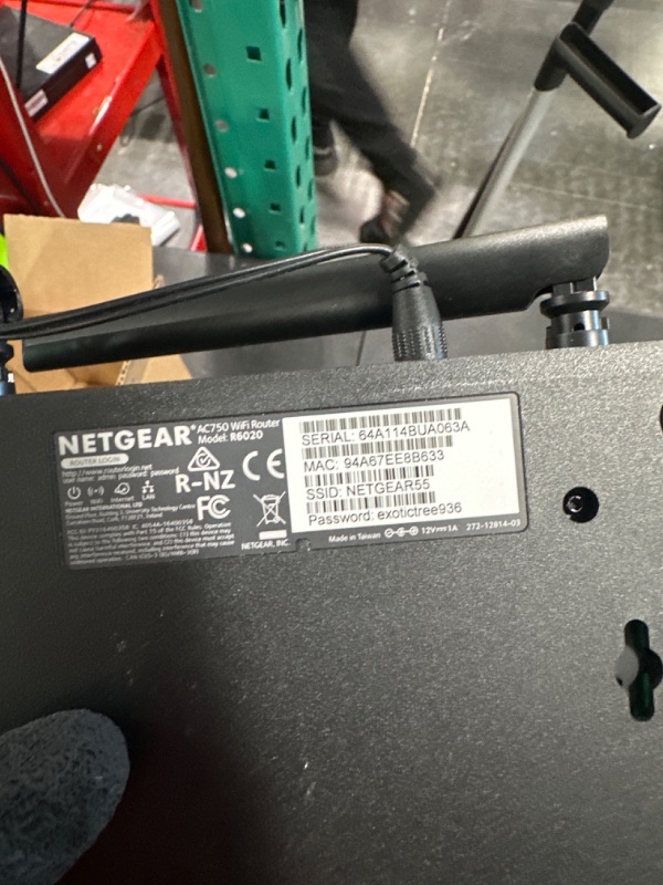 Photo 5 of NETGEAR Dual Band WiFi Router (R6020) – AC750 Wireless Speed (Up to 750Mbps), Coverage up to 750 sq. ft, 10 Devices, 4 x Fast Ethernet Ports