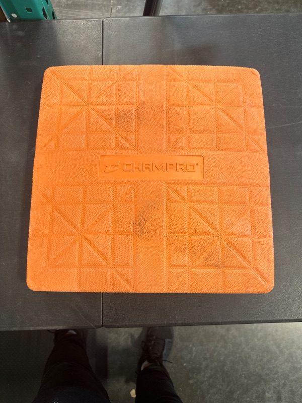 Photo 2 of CHAMPRO The Hall Base 15" x 15" x 3" - Orange, 1 Base