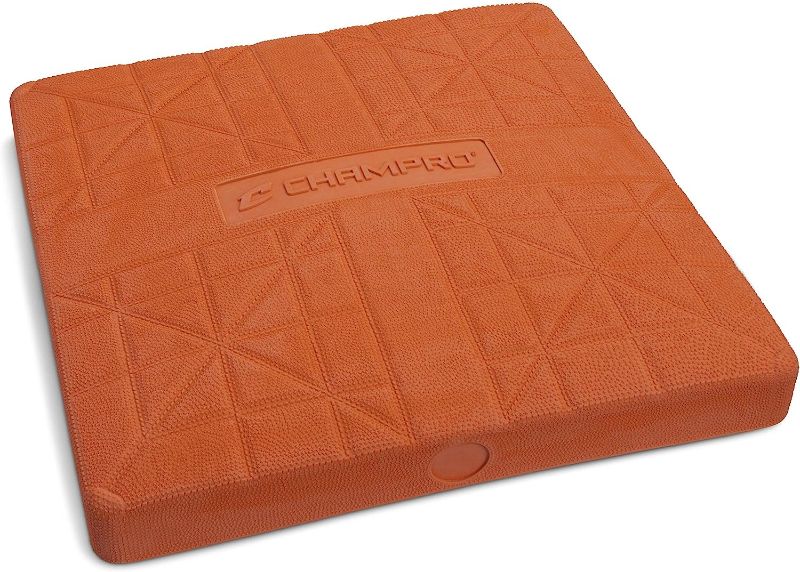 Photo 1 of CHAMPRO The Hall Base 15" x 15" x 3" - Orange, 1 Base