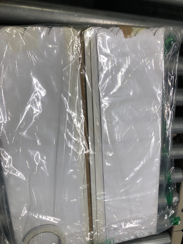 Photo 1 of Tri Fold Display Board 3 Pieces Fold Presentation Board White Foldable Paperboard with 2 Rolls of Double Sides Adhesive Tape (28 x 21.7 Inch, Yellow, White) 28 x 21.7 Inch Yellow,White
