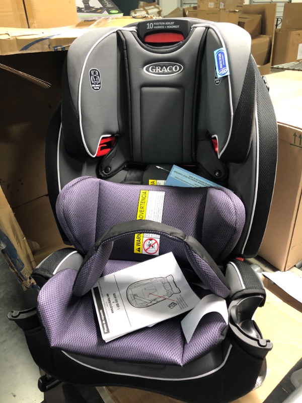 Photo 1 of Graco SlimFit 3 in 1 Car Seat, Slim & Comfy Design Saves Space in Your Back Seat, Annabelle, 1 Count (Pack of 1) SlimFit Annabelle