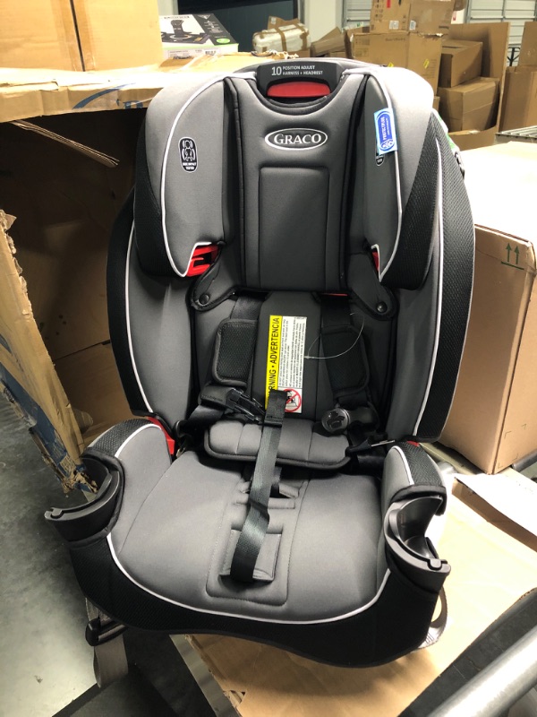 Photo 1 of Graco SlimFit 3 in 1 Car Seat, Slim & Comfy Design Saves Space in Your Back Seat, Annabelle, 1 Count (Pack of 1) SlimFit Annabelle