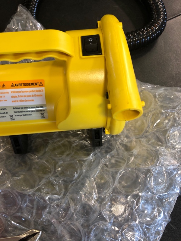 Photo 8 of Airhead High Pressure Air Pump, 12v, Yellow (AHP-12HP) Track Pumps + Tube Rope Connector