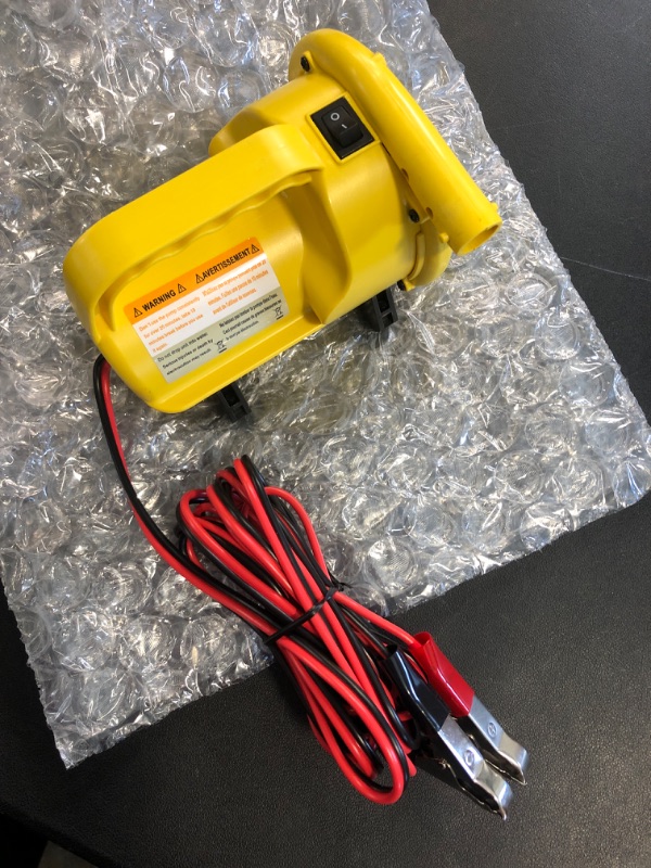 Photo 6 of Airhead High Pressure Air Pump, 12v, Yellow (AHP-12HP) Track Pumps + Tube Rope Connector