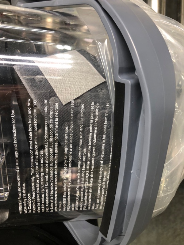 Photo 4 of OasisSpace Cold Therapy Machine with 2 Flexible Pads and Timer - Lightweight Ice Machine for Knee After Surgery, Low Noise Cold Circulation Therapy System Helps Reduce Swelling