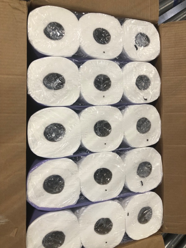 Photo 3 of Amazon Basics 2-Ply Toilet Paper 5 Packs, 6 Rolls per pack (30 Rolls total) (Previously Solimo)