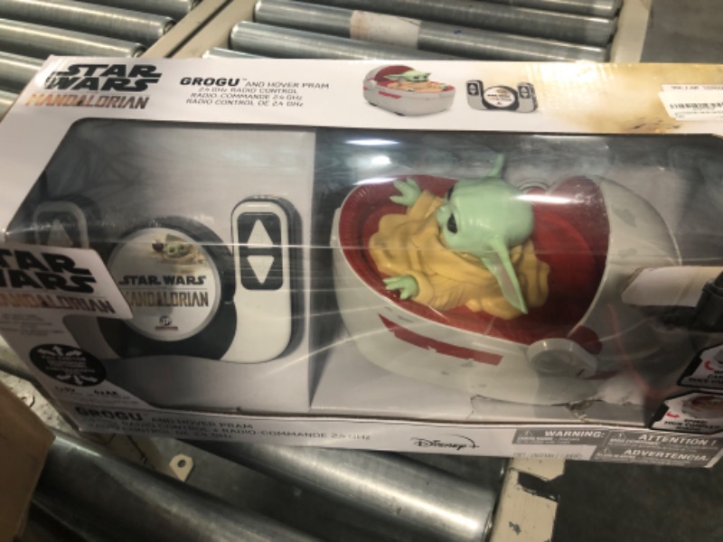 Photo 1 of Exquisite Gaming Star Wars - The Mandalorian 9' Radio Controlled Grogu & Hover Pram, Radio Controlled R/C Vehicle, Children Ages 5 Years and Up Grogu - Hover Pram