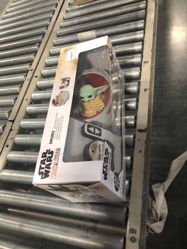 Photo 1 of Exquisite Gaming Star Wars - The Mandalorian 9' Radio Controlled Grogu & Hover Pram, Radio Controlled R/C Vehicle, Children Ages 5 Years and Up Grogu - Hover Pram