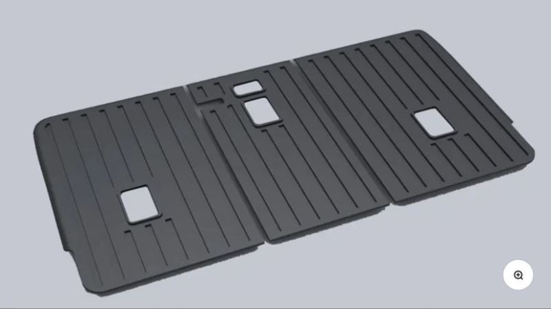Photo 1 of 2020-2023 Tesla Model Y Second Row Seats Back Cover Mats (5 or 7 Seater) - 3 Pieces