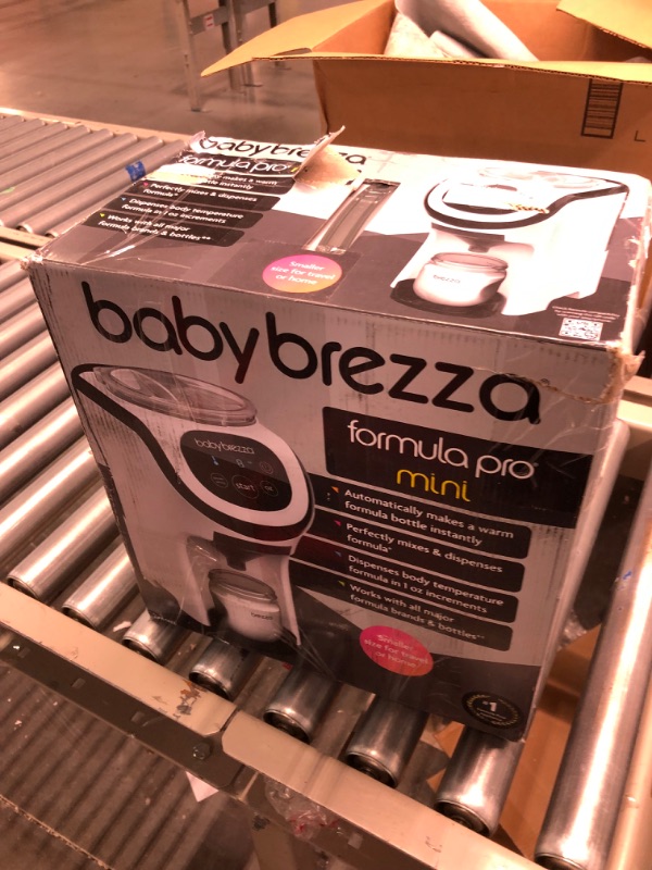 Photo 2 of Baby Brezza Formula Pro Mini Baby Formula Maker – Small Baby Formula Mixer Machine Fits Small Spaces and is Portable for Travel– Bottle Makers Makes The Perfect Bottle for Your Infant On The Go Formula Pro Mini Dispenser Machine