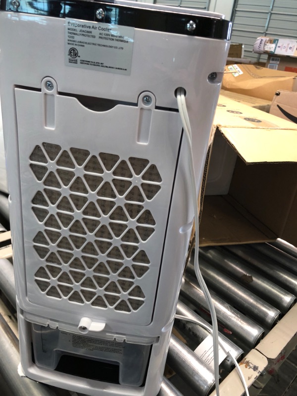 Photo 4 of 24" Evaporative Air Cooler & Mini Portable Air Conditioner, Personal AC Cooling Fan for Room Office Camping, Mini Portable Air Conditioner Ice Cubes