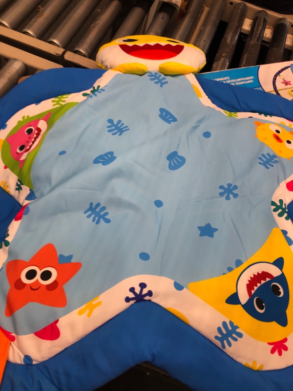 Photo 3 of WowWee Baby Shark Deluxe Undersea Baby Activity Mat – Infant Play Mat for Toddlers Includes 10+ Activities and Sounds – Multi-Sensory