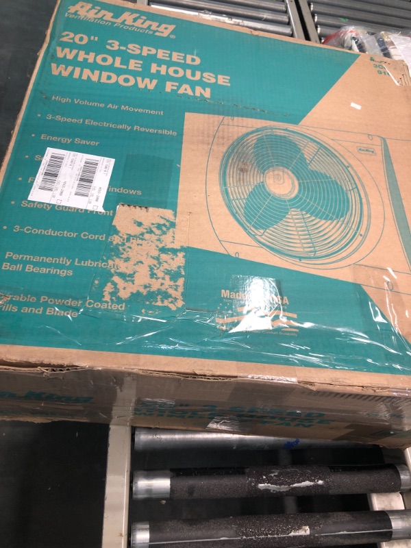 Photo 2 of Air King Air King Whole House Fan: 20 in, Single Phase Motor