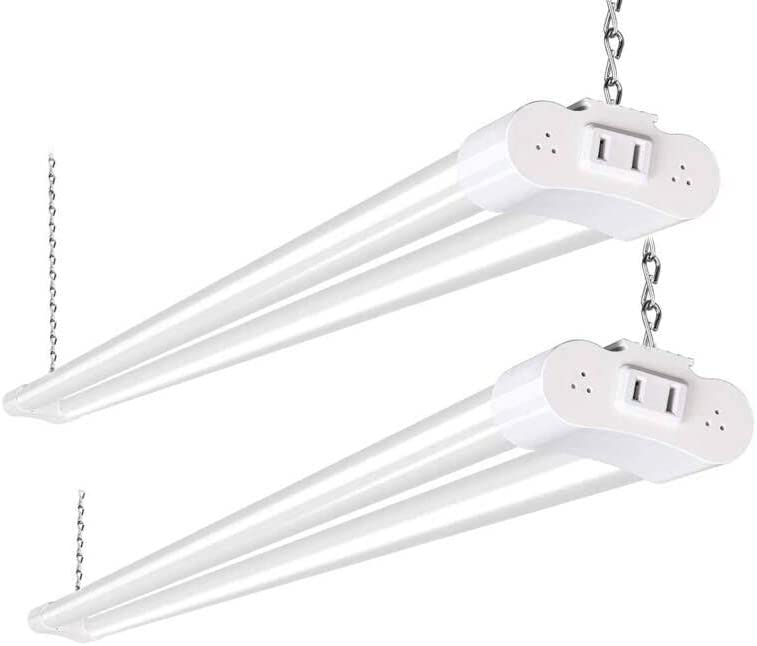 Photo 1 of 
hykolity 2 Pack 4FT Linkable LED Shop Light for Garage, 4400lm, 4FT 42W Utility Light Fixture, 5000K Daylight LED