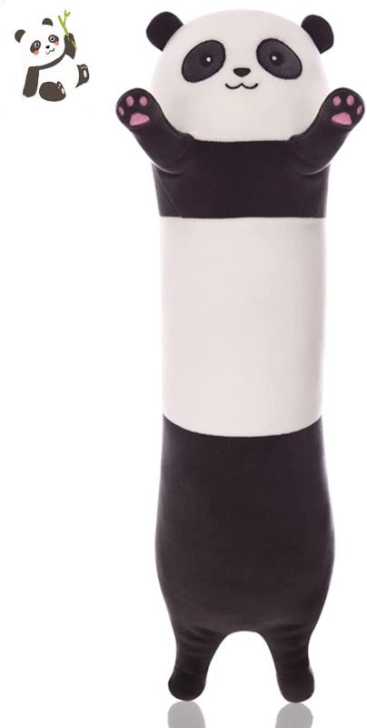 Photo 1 of MDXMY Long Panda Plush Pillow Cute Cartoon Pand Stuffed Animals Soft Long Body Pillow Gifts(Panda,27.55inch/70cm)