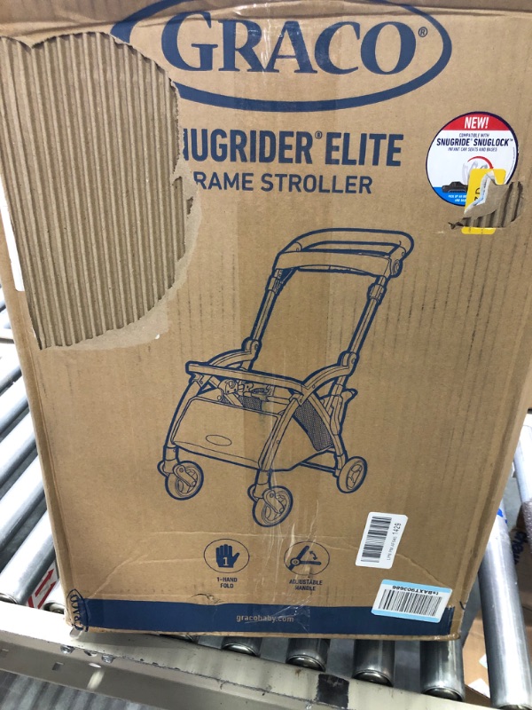 Photo 1 of Graco SnugRider Elite Car Seat Carrier | Lightweight Frame Stroller | Travel Stroller Accepts any Graco Infant Car Seat, Black