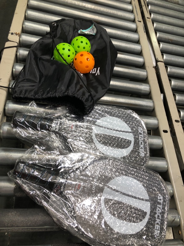 Photo 1 of AMORON Pickleball Paddles Set of 2 USAPA Approved, Composite Graphite Carbon and Fiberglass Face, 25% Thicker Polypropylene Core Composite Carbon and Fiberglass-set of 2