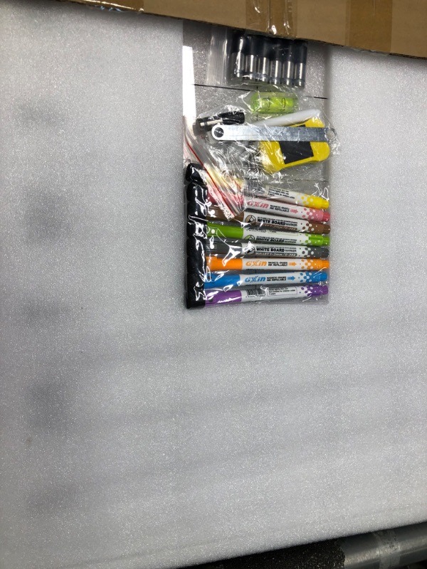 Photo 1 of Premium Acrylic Calendar for Wall Dry Erase | Large Oversize 28"x20" | Ultra-Thick Clear Home Office Glass Board Big Reusable Monthly Whiteboard Family Planner 8 Magnetic Pens Eraser (2023 2024)