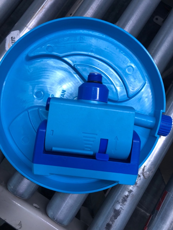 Photo 3 of Aqua Joe Aj-ospr20 20-Nozzle Max Coverage Adjustable Gear DRIVEN Oscillating Sprinkler on Sled Base