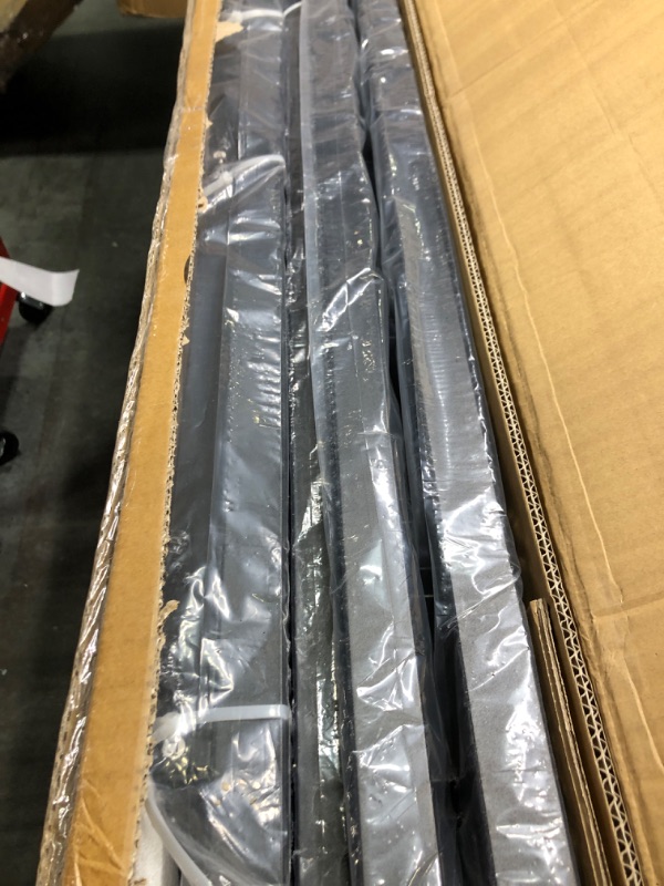 Photo 1 of 45MinST 3600lbs Heavy Duty Reinforced Platform, 18 Inch Tall Mattress Foundation, Steel Slats Support Bed Frame with Underbed Storage, Easy Assembly and Non Squeak, Twin
