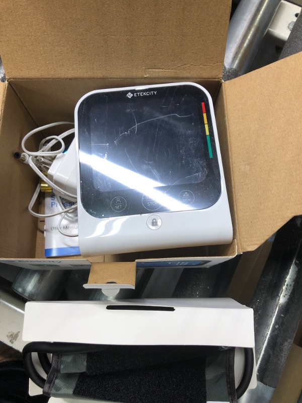 Photo 1 of Bluetooth Blood Pressure Monitors for Home Use, Machine by Etekcity, FSA HSA Approved Products, Adjustable Cuff Large Upper Arm Friendly, Smart Unlimited Memories in App, Dual Power Sources New