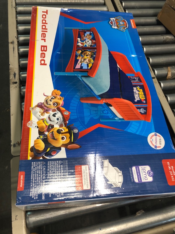 Photo 2 of Delta Children Plastic Toddler Bed, Nick Jr. PAW Patrol Paw Patrol Bed