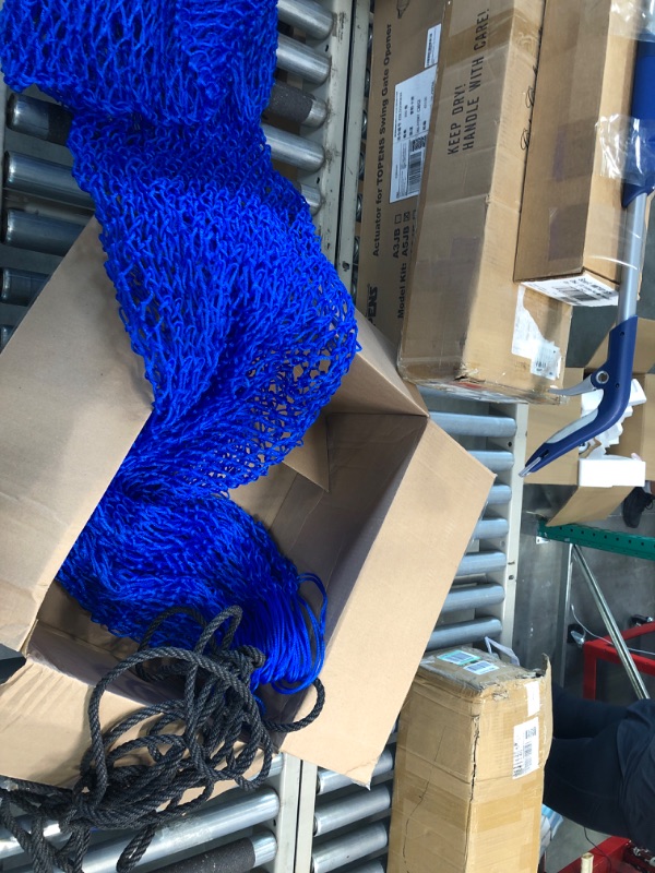 Photo 1 of Blue nylon rope net 50"