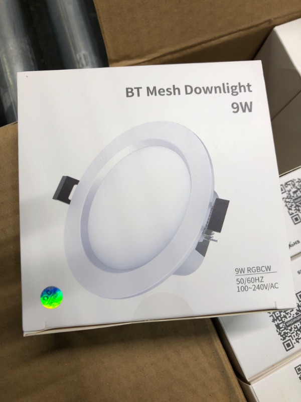 Photo 1 of blue tooth mesh downlight 9w pack of ten