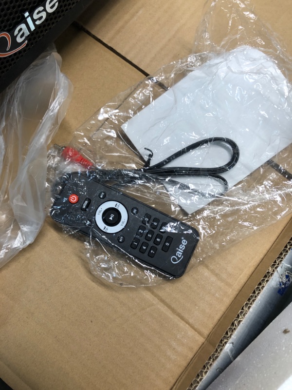 Photo 1 of QAISE Professional Portable Bluetooth Party Boombox & Karaoke Machine, Portable PA System with Wireless Mic - Party Box Speaker with Premium Sound Profile, RGB Lights, & 7h Play time 15" 5500 Watts SB-1500