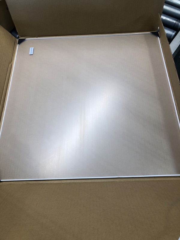 Photo 2 of Clear Acrylic Plexiglass Sheet 1/4,Thick 6mm Cast Acrylic Sheet, 24x24 Plastic Acrylic Sheet for DIY Crafts,LED Projects,Baseplates,Tabletop Protector,Shelf,Aquarium Lid,Window Door Replacement Board 24x24 1