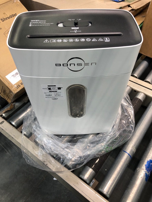 Photo 2 of BONSEN White Paper Shredder for Home Office