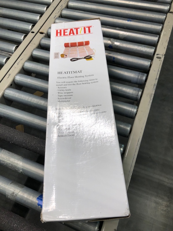 Photo 4 of 20 sqft HEATIT Warmmat Electric Radiant Self-adhesive Floor Heat Heating System & ET-72 Thermostat & Alarm Monitor 20 sq.ft. Kit