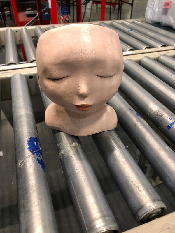 Photo 1 of 9" ceramic face container