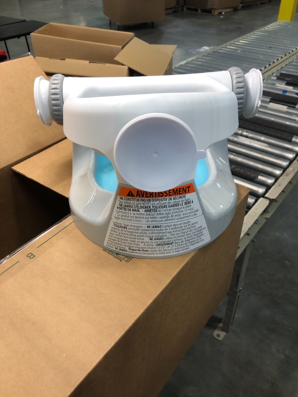 Photo 1 of Summer My Bath Seat (Aqua) - Baby Bathtub Seat for Sit-Up Bathing, Provides Backrest Support and Suction Cups for Stability - This Baby Bathtub is Easy to Set-Up, Remove, and Store