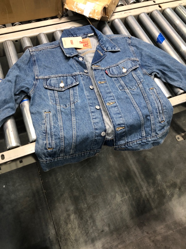 Photo 2 of Levi's® Women's Ex-Boyfriend Cotton Denim Trucker Jacket