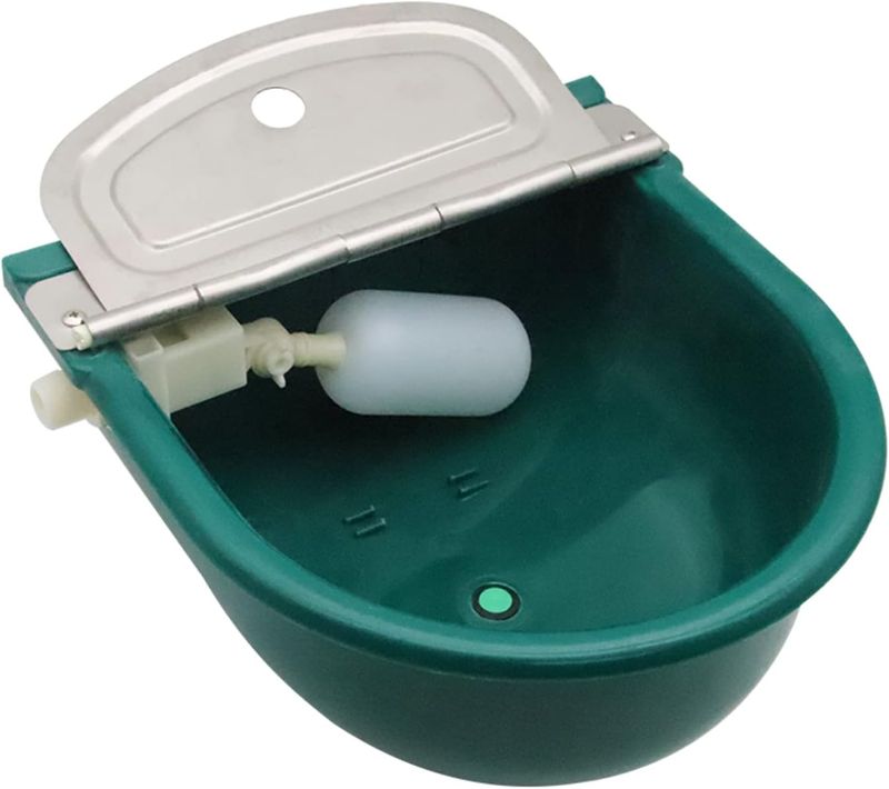 Photo 1 of Automatic 1.2 Gallon Water Trough Cow Cattle Horse Water Bowls with Float ValveLivestock Tool Bowl for Cat Goat Sheep Dog Animal Drinking Equipment