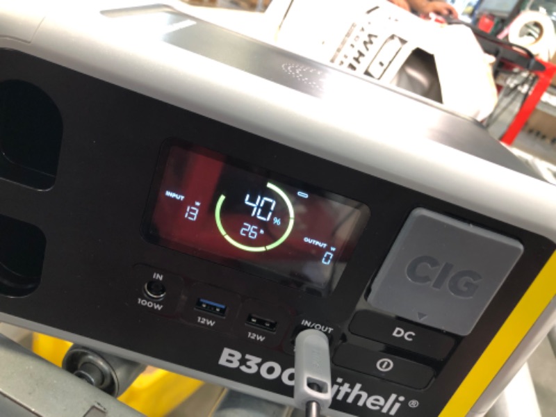 Photo 1 of B300 Litheli, Litheli Portable Power Station B300, 299Wh Backup Lithium Battery, 300W Pure Sine Wave AC Outlets with 100W PD Fast Charging, Litheli Solar Generator for Outdoor Camping, Emergency.
